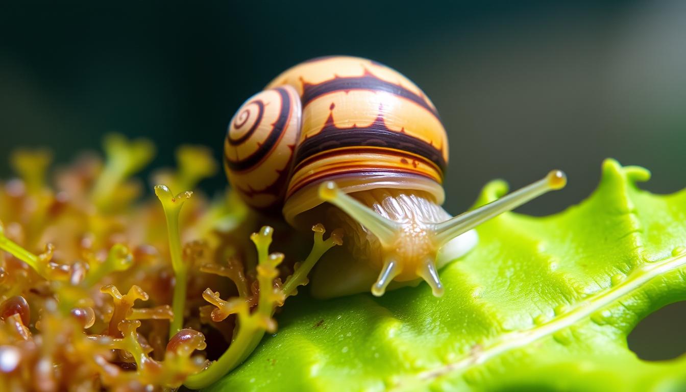 what do mystery snails eat