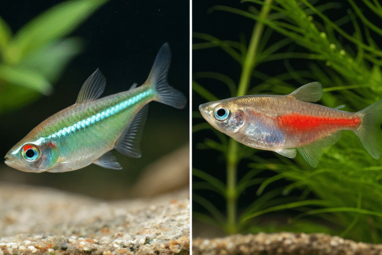 Green neon tetra