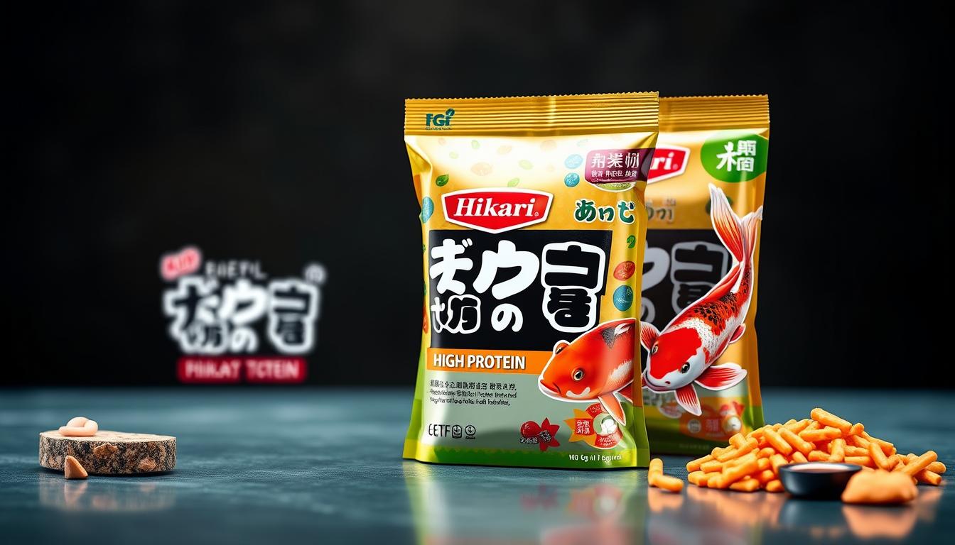 Hikari koi fish food high protein