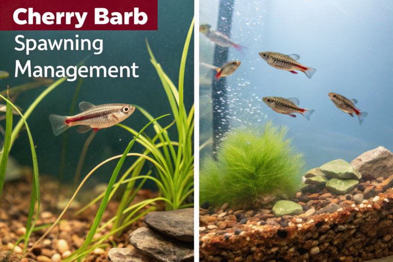 Cherry Barb Fish spawning