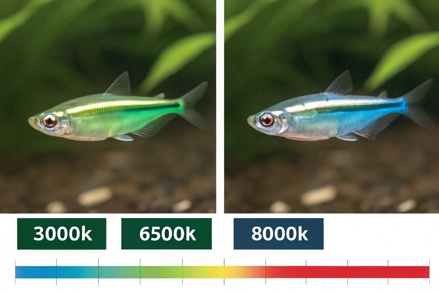 artistic representation showing green neon tetras 1