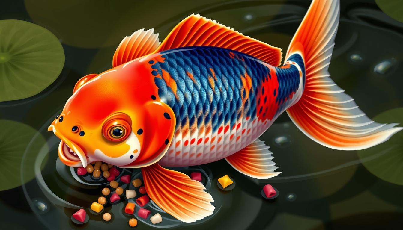 best koi fish food