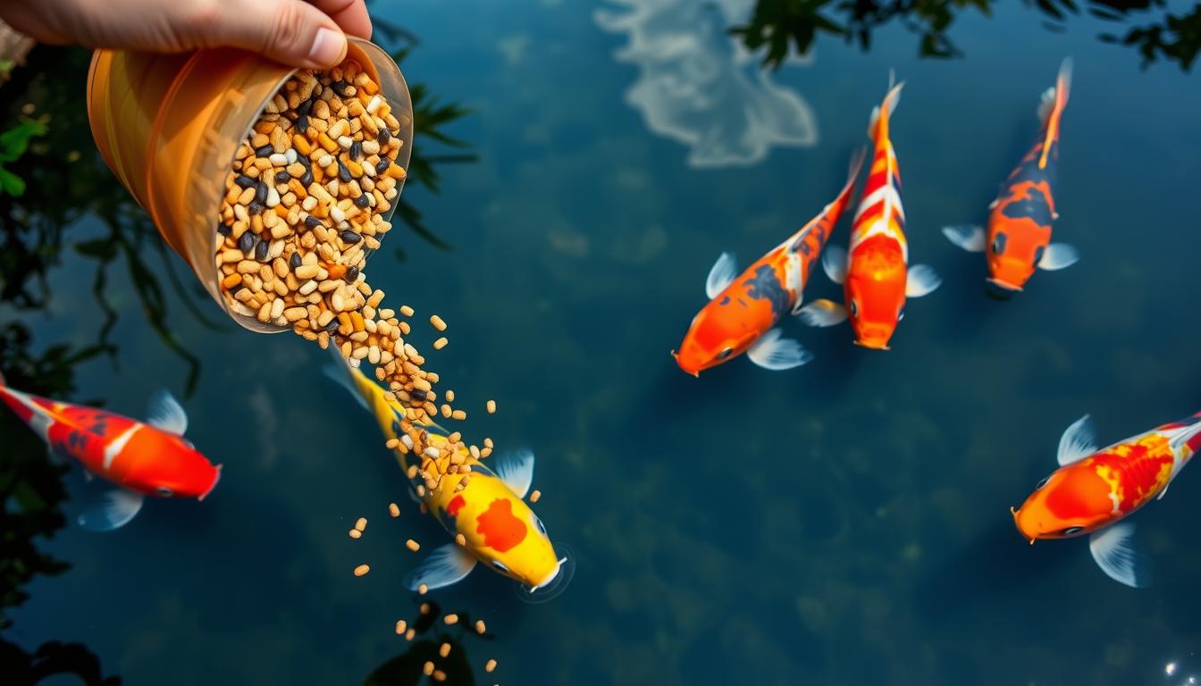 best koi fish food