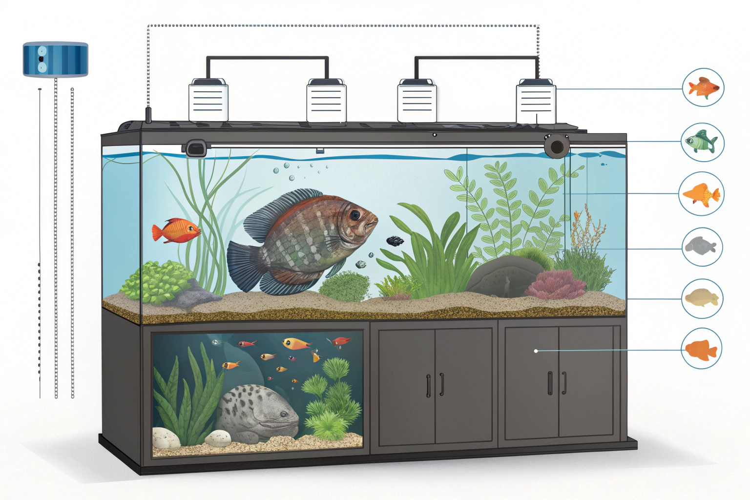 clean educational diagram showing proper oscar fi 1