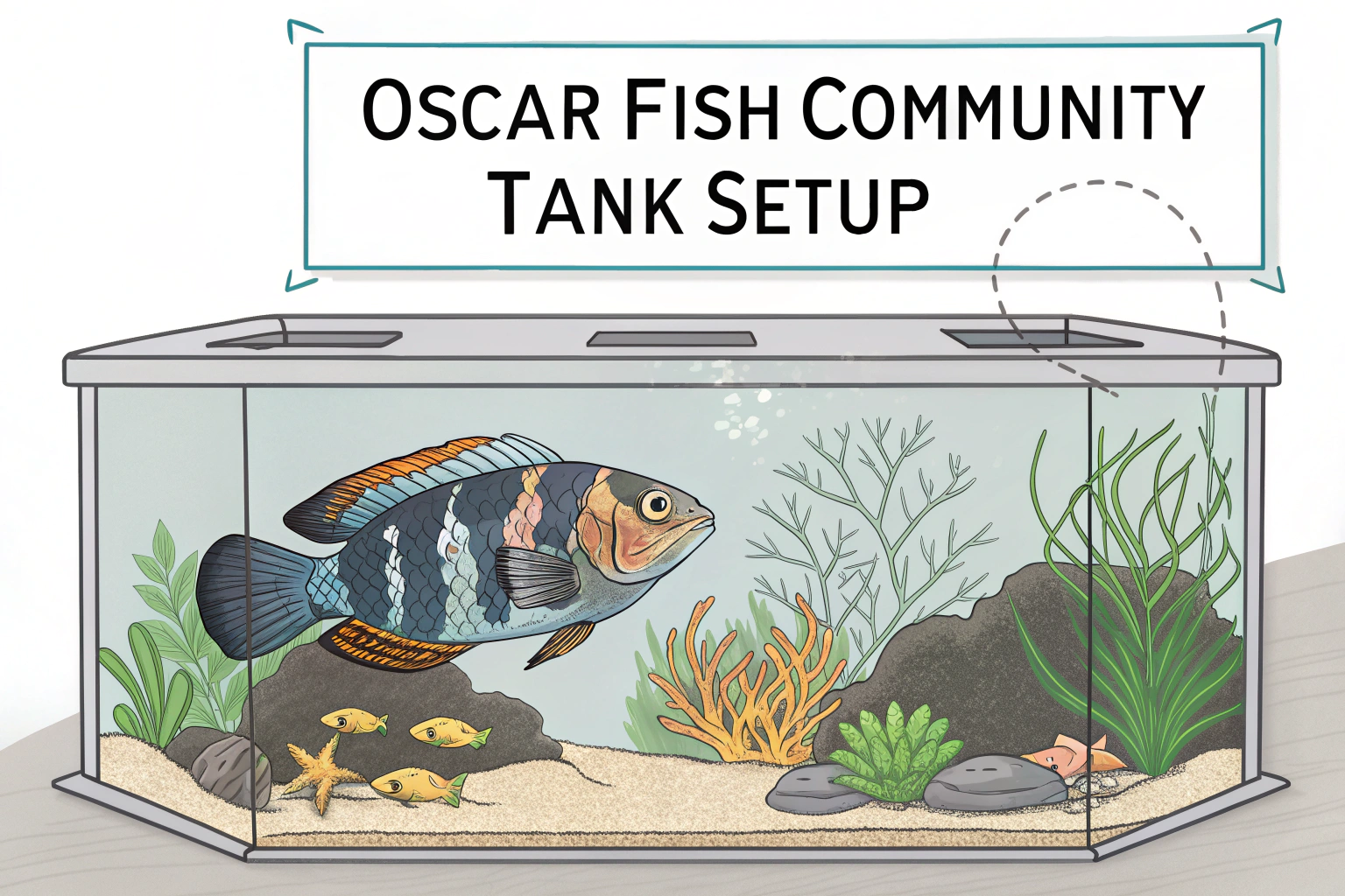 clean educational diagram showing proper oscar fi