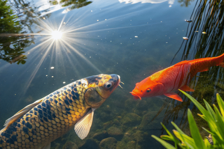 Goldfish vs Koi fish