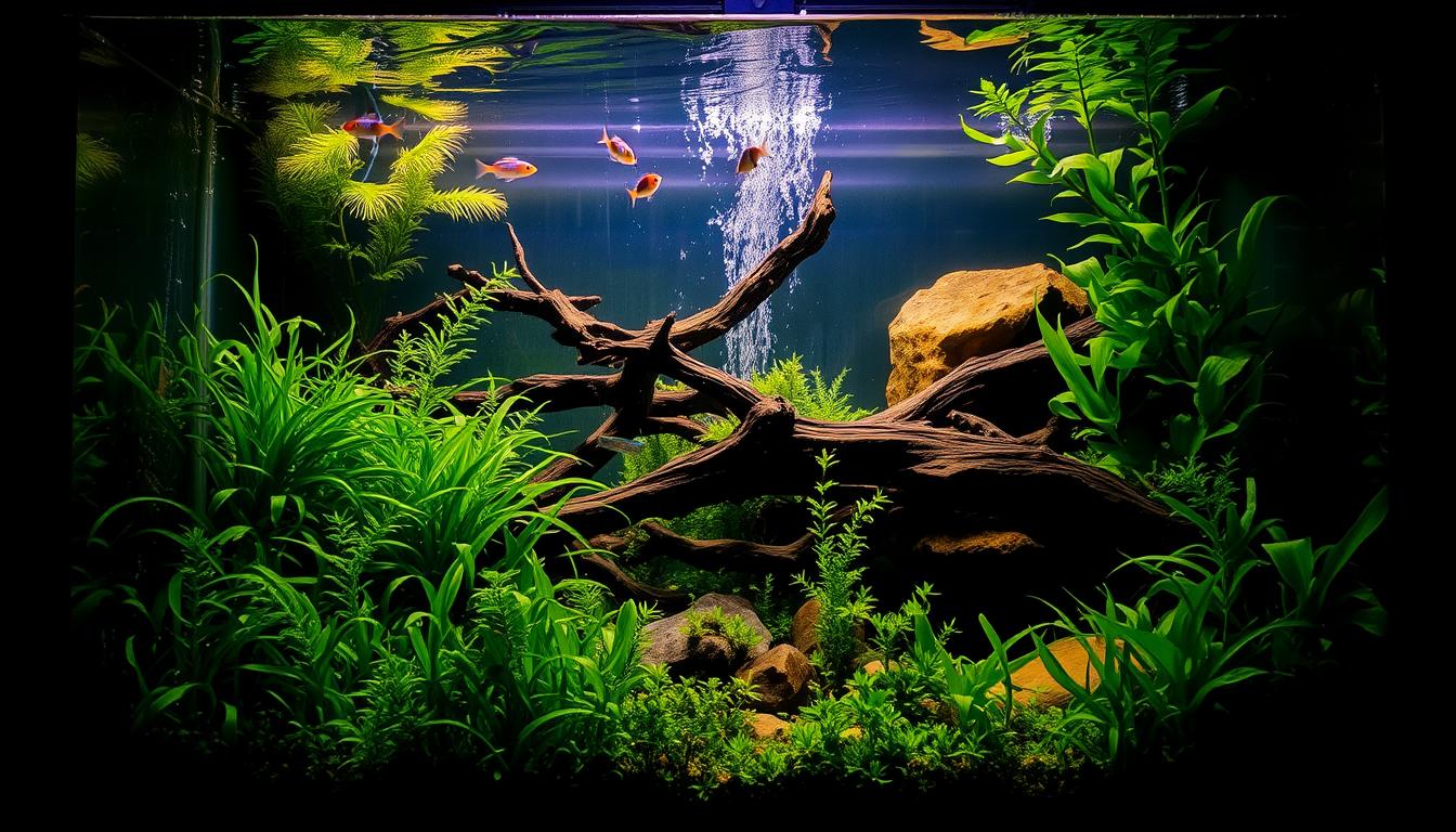 green neon tetras tank setup