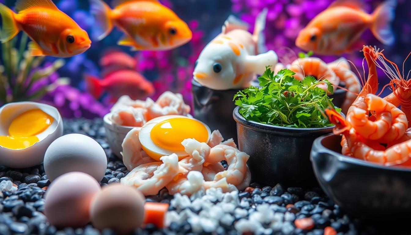 homemade protein food for molly fish