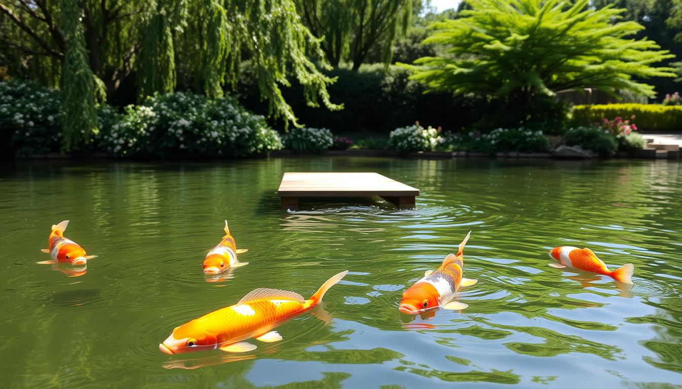 koi feeding schedule