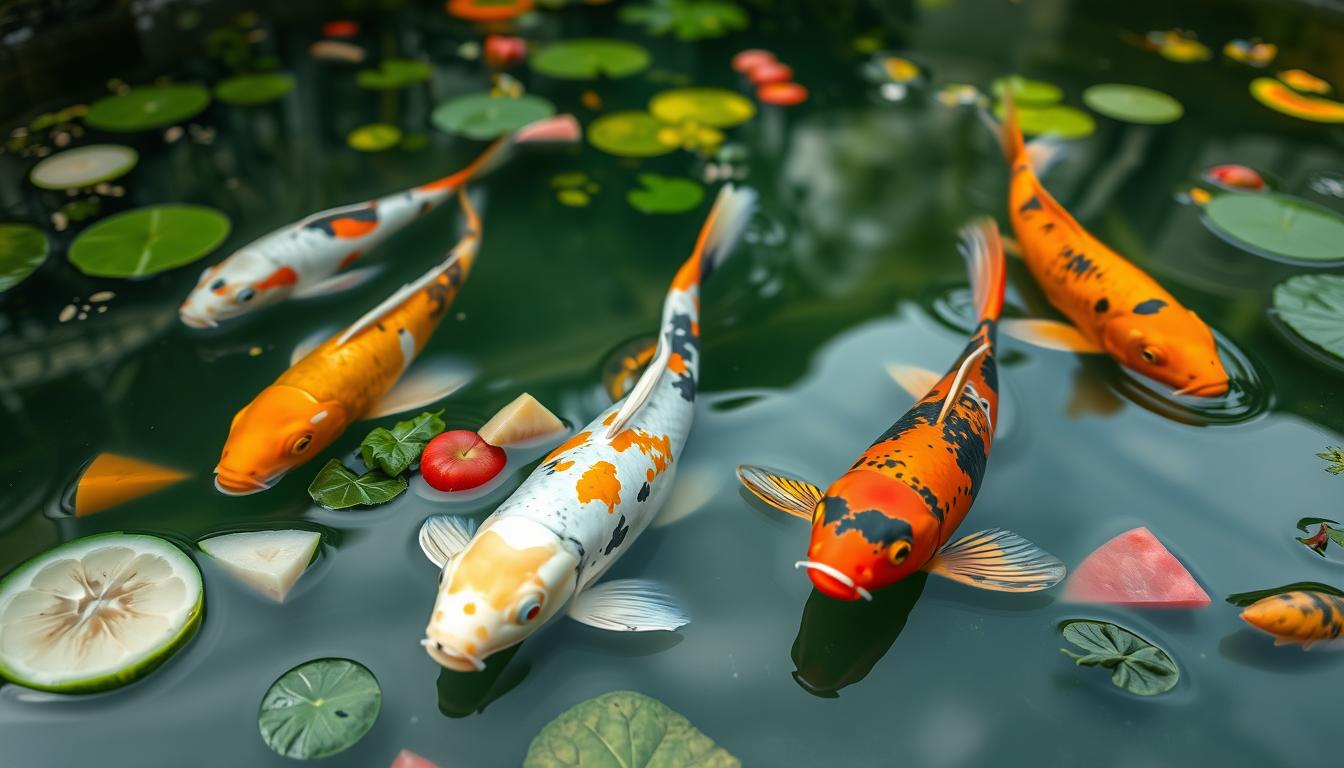 koi fish diet