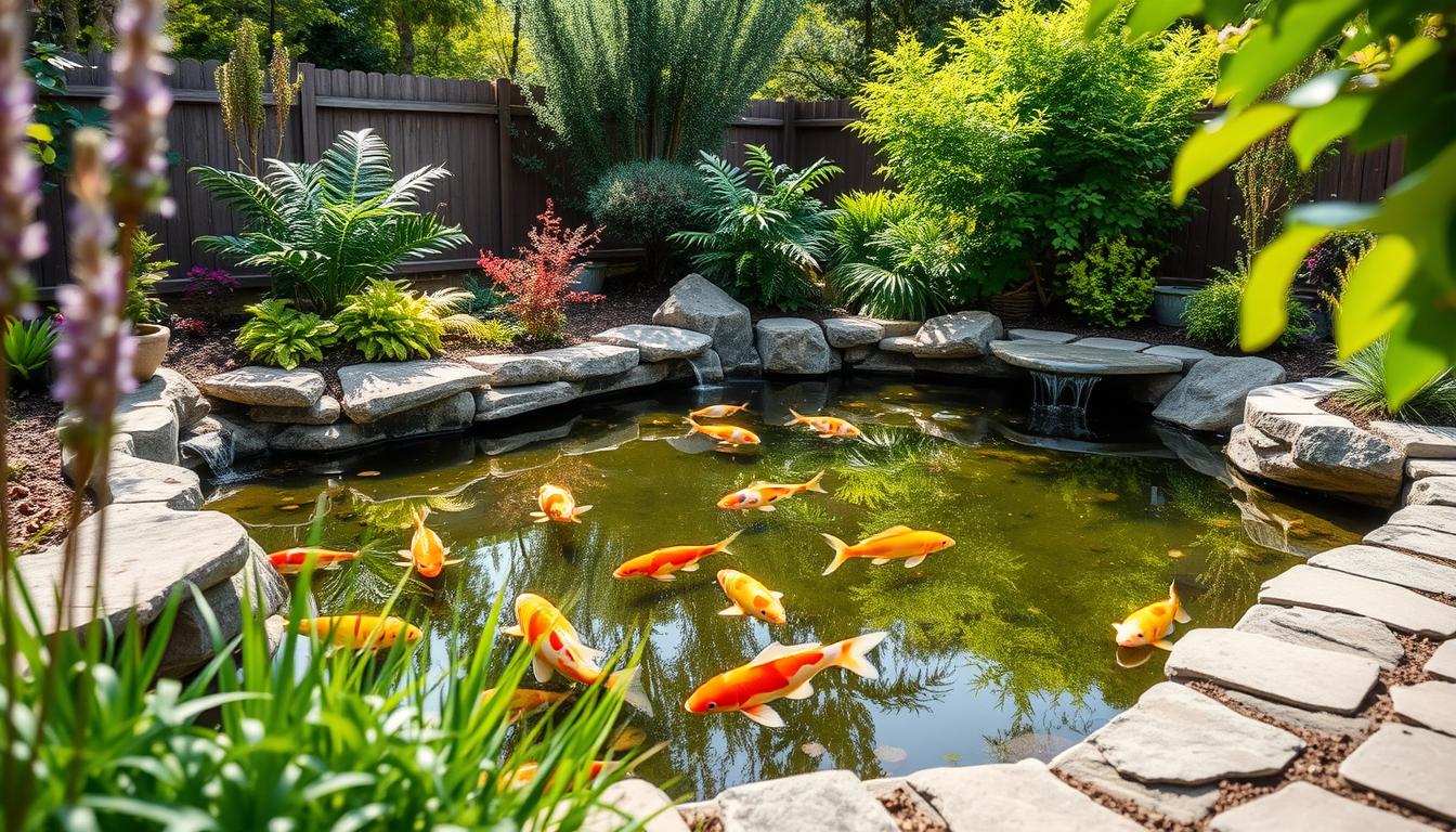 koi pond setup