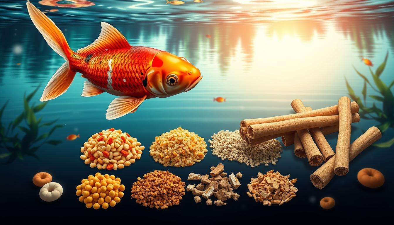 ornamental carp diet impact