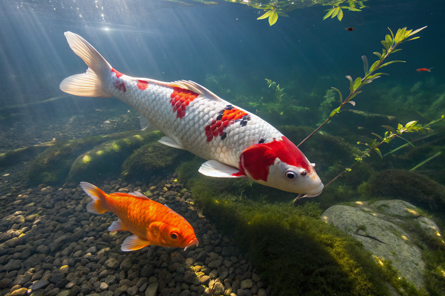 realistic underwater photograph capturing a large