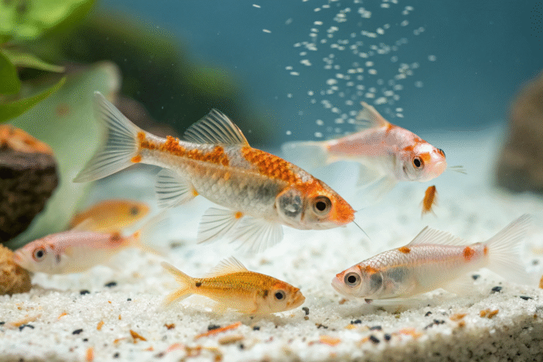 baby koi fish